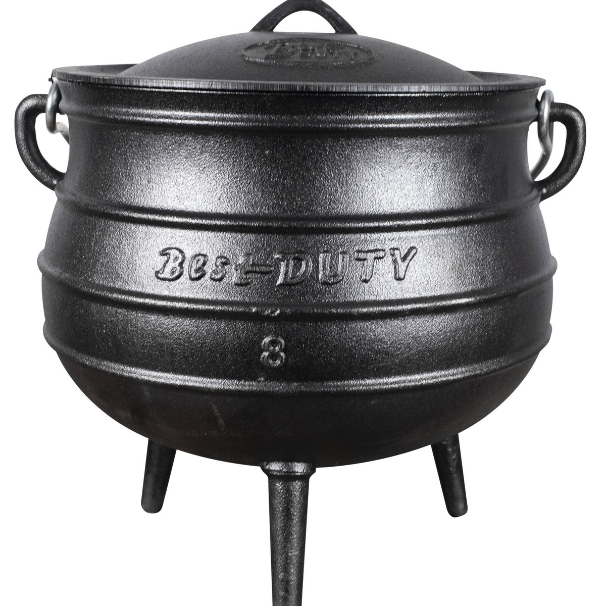 Best Duty - Potjie Pot (3-Legged) - Oil Cured - Size 8 - Bunnings Australia