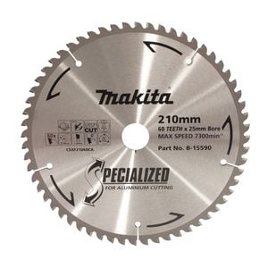 Makita 210mm 60T TCT Aluminium Saw Blade B-15590
