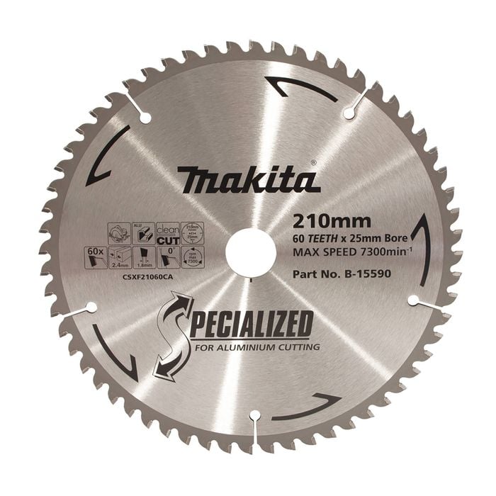 Makita 210mm 60T TCT Aluminium Saw Blade B-15590