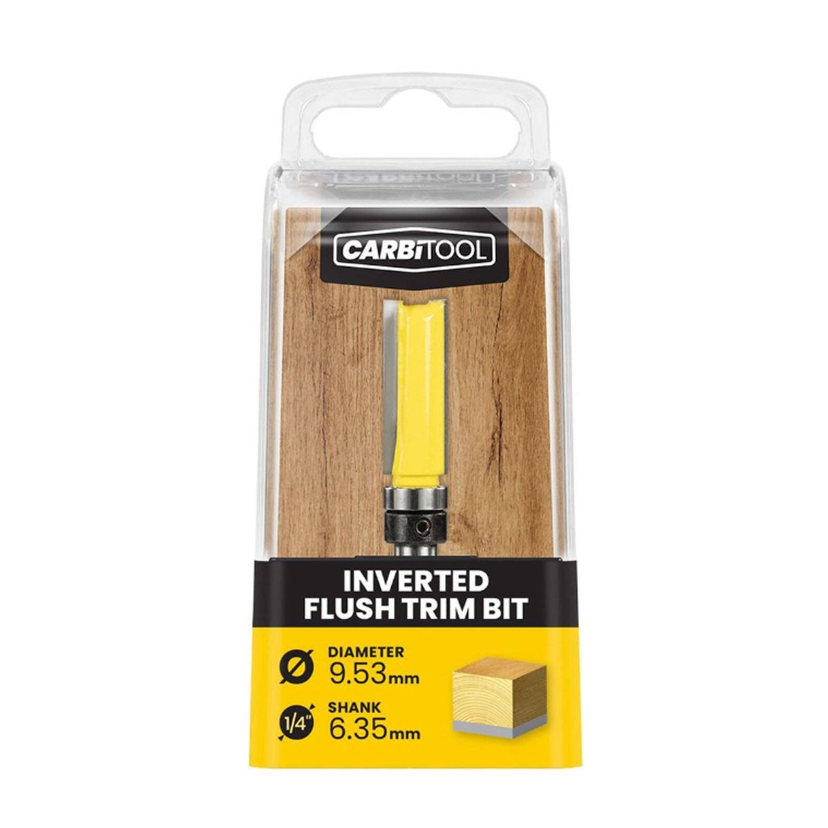 Carbitool 9.53mm TCT Inverted Flush Filter Router Bit Bunnings New