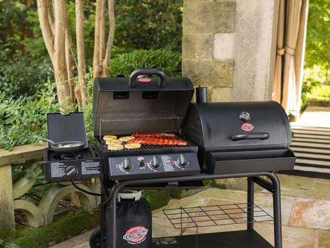 Double Play Dual Function Gas And Charcoal Grill
