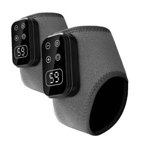 FOHOA 2PC Foot Massager 3-in-1 Heated with Vibration and Compression 5 Speeds 6 Heat Levels