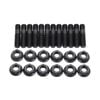 12 Pcs M10x1.25x45mm High Tensile Stud Kit for Manifold & Turbo