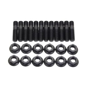 12 Pcs M10x1.25x45mm High Tensile Stud Kit for Manifold & Turbo