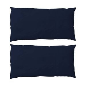 2PK The Lighthouse Washed Cotton King Pillowcase With Double Stitch Navy