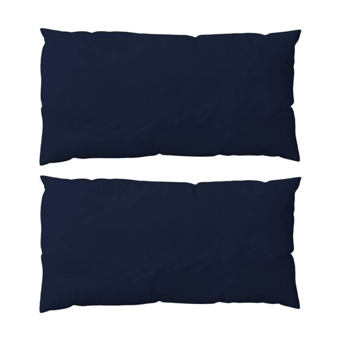 2PK The Lighthouse Washed Cotton King Pillowcase With Double Stitch Navy