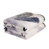 Catzon 150x200cm Flannel Blanket Soft Warm Printed For Sofa And Bed-white