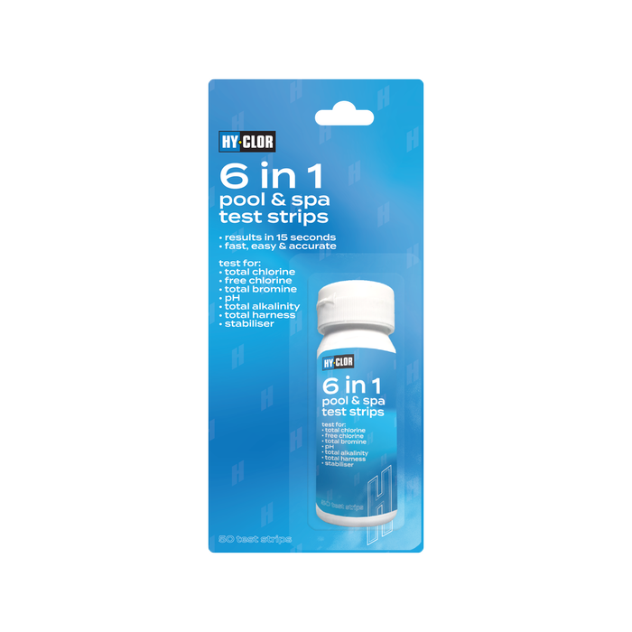 Hy-Clor 6 In 1 Test Strips