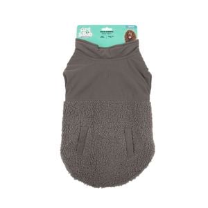 Art & Bob 40cm Grey Medium Sherpa Dog Vest