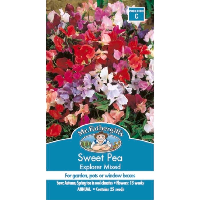 Mr Fothergill's Sweet Pea Explorer Seeds