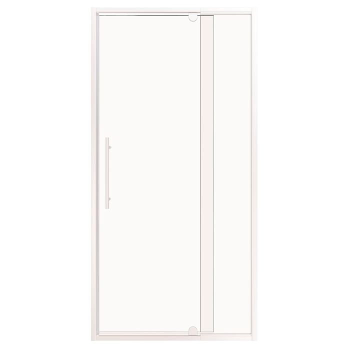 Stein 1200 x 2000mm White Georgia Square Shower - Door Only 