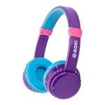 Moki Kid Safe Volume Limited Headphones - Purple/Aqua [ACC HPPSPA]