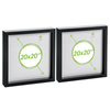 Nicola Spring Acrylic 3D Box Photo Frames - 20" x 20" - Pack of 2