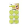 6 Pack Dog Fetch Balls - Heavy Fetch N Treat All For Paws Replacement Ball