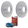 Front Bendix Brake Pads + 338mm Rotors for Toyota Fortuner GUN156, Hilux GUN126