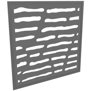 ProtectorAl 300-940 x 300-940mm Light Charcoal Slate Framed Composite Decorative Panel