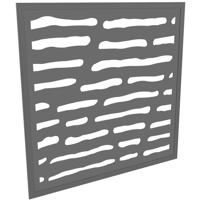 ProtectorAl 300-940 x 300-940mm Light Charcoal Slate Framed Composite Decorative Panel
