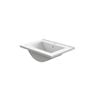 Stein 600mm White Polymarble Top With Single Basin