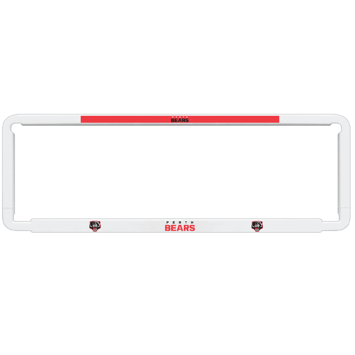 1x OFFICIAL NRL PERTH BEARS Car Number Plate Frame Cover Surround  New Design