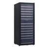 Thermaster Black Dual Zone Wine Cooler 155 bottle capacity