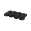 Surface Gard 25mm Black Round Felt - 16 Pack