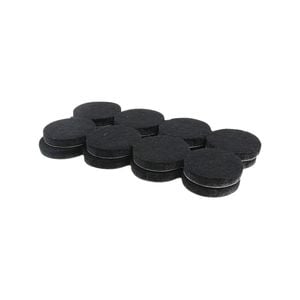 Surface Gard 25mm Black Round Felt - 16 Pack