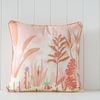 Rayell Indoor Square Cushion Plant Town Brown 45x45cm