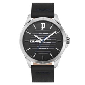 Police Barwara Black Dial Leather Band Men's Watch (pewja2204502)
