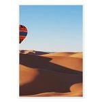 Galrie Stunning Hot Air Balloon Art Print Over Desert Landscape, Poster Only, 70 x 100cm (28 x 40inch)