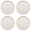 4PK Ecology Ceramic Kitchenware Domus Dinner Plate 27cm Ecru