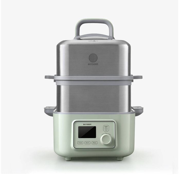Buydeem Double Tier 10l Electric One Touch Digital Multifunctional Food Steamer