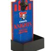 NRL Wall Bottle Opener with Catcher - Newcastle Knights - Gift