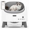 Advwin Self Cleaning Cat Litter Box With Litter Mat App Remote Control
