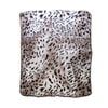 Bloomington 375gsm 1 Ply Animal Print Faux Mink Blanket Queen 200x240 cm Jaguar