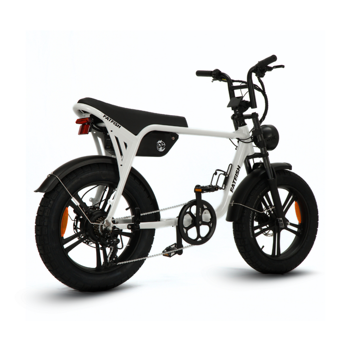 Fatfish OG Fat Tyre E-Bike Holographic Grey Bunnings Australia
