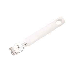 Cuisena Stainless Steel Lemon/Orange Zester - White