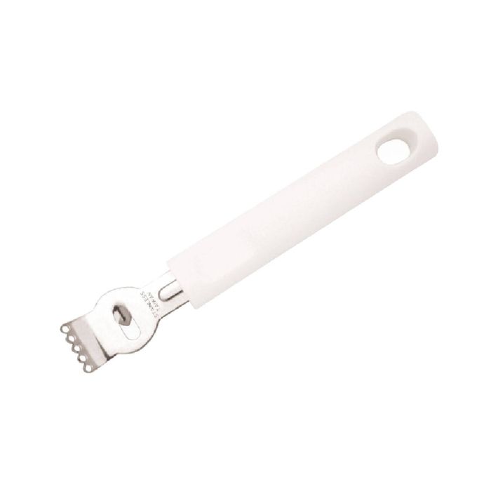 Cuisena Stainless Steel Lemon/Orange Zester - White