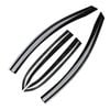 Premium Weathershields for Kia Picanto 2017-Onwards Weather Shields Wind Deflectors Window Visor