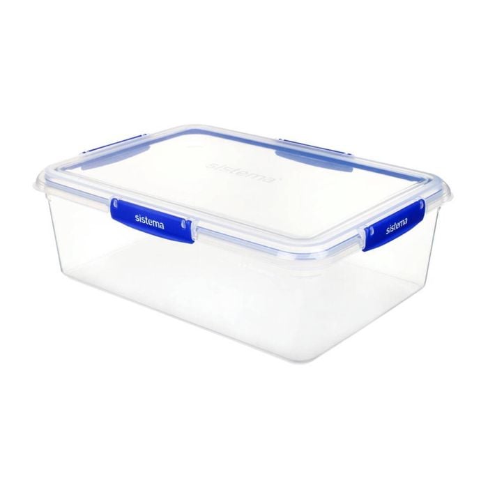 Sistema Food Storage Container Klip It Plus Rectangle 7.5l Airtight Stackable Kitchen Organization