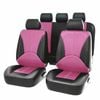 Catzon Full Set Leather Car Seat Covers Fit For Most Sedans Suvs Pickup Trucks-pink