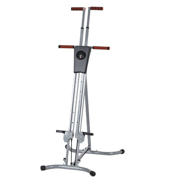 Advwin Vertical Climber Exercise Machine, Home Stair Climber Fitness Stepper w/5-Level Height Adjustable for Cardio & Full Body