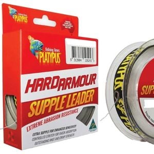60m Spool of 100lb Platypus Hard Armour Supple Leader - Monofilament Fishing Leader