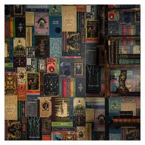 Wallpaper Trader Hogwart's Library