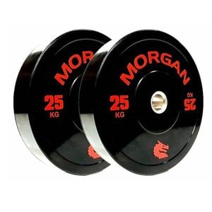 Morgan 25kg Olympic Bumper Plates  (pair)