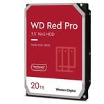 Western Digital WD Red Pro 20TB 3.5' NAS HDD SATA3 7200RPM 512MB Cache 24x7 300TBW ~24-bays NASware 3.0 CMR Tech 5yrs wty (LS)