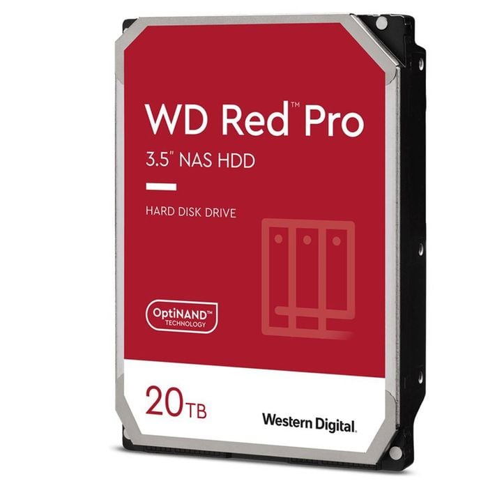 Western Digital WD Red Pro 20TB 3.5' NAS HDD SATA3 7200RPM 512MB Cache 24x7 300TBW ~24-bays NASware 3.0 CMR Tech 5yrs wty (LS)