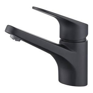 Mondella WELS 5 Star 6L/min 35mm Black Matte Cadenza Lever Handle Basin Mixer