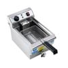 Devanti 3000W Electric Deep Fryer 10L Stainless Steel Fryer with Basket & Lid