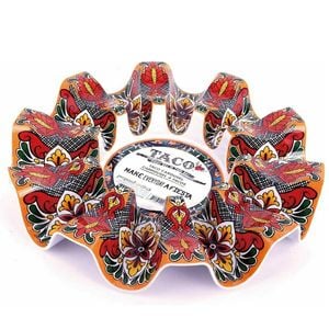 Prepara Taco Carousel Holder Stand & Taco Spoon Set Of 2