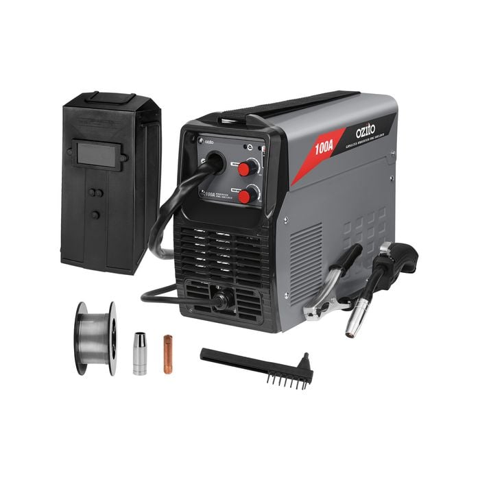 Ozito 100A Gasless Inverter MIG Welder Kit IMW-100